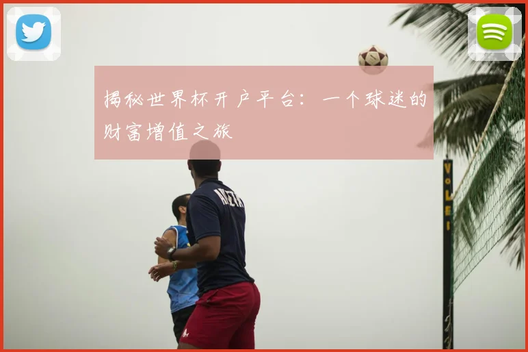 揭秘世界杯开户平台：一个球迷的财富增值之旅